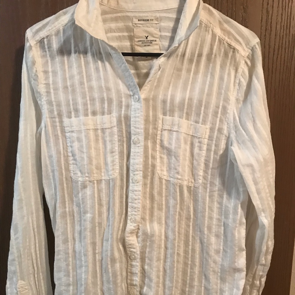 White Button Up Blouse